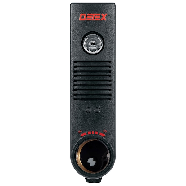 Stand Alone Surface Mount Alarm, Exit Alarm, Black